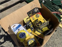 BOXES OF NEW TAPE MEASURES / STANLEY RULES