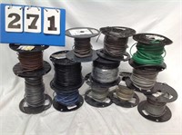LOT OF 12 SPOOLS "12" WIRE