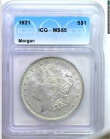 1921 Morgan ICG MS65