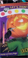 9 HALLOWEEN ACTIVITY PAINT BOOKS