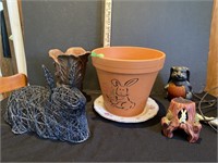 Rabbit decor lot