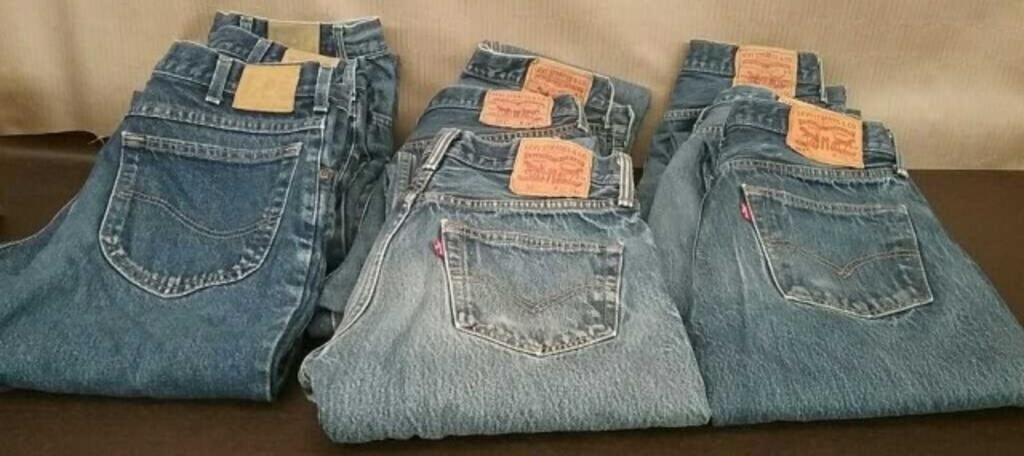 Box-6 Pairs Levi's & 3 Pairs Lee's, Assorted Sizes