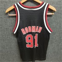 Dennis Rodman,Bulls,Black, ,Champion, M 10-12