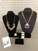 COSTUME JEWELRY - WATCHES / NECKLACES