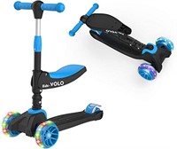 **RideVOLO K02 Foldable Kick Scooter for Ages 2-6