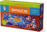 Crocodile Creek Discover Space 100 Piece Puzzle