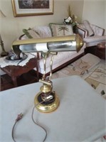 Heavy Brass Adjustable Desk Lamp