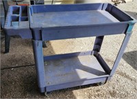 Rubber shop utility cart