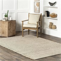 nuLOOM Jute Blend Rug 8x10  Natural 7'6x9'6