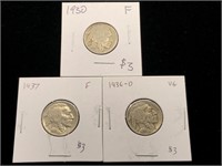 Professionally Graded Vintage Buffalo 5C Nickel