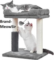 MeowSir Small Cat Tree 4 in 1 Cat Scratching Post