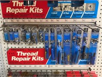 Thread repair kits and display rack