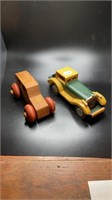 Wooden Toy Cars Lot of 2