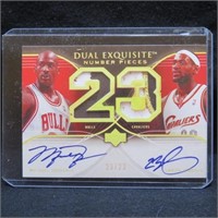 Michael Jordan Lebron James UD Dual Exquisite