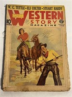 1938 JULY WESTERN STORY PULP MAGAZINE
