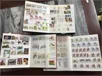 QTY OF STAMPS IN 3 ALBUMS