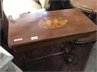 VICTORIAN FOLD OVER GAMES TABLE