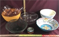 Large Mixing Bowls, Cake Plate, Pasta Bowls, Wine