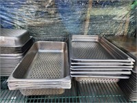 FULL SIZE PERFORATED SS PANS