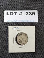 1914 Barber Quarter (Silver)