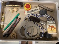 VINTAGE ITEMS & SMITH & WESSON HANDCUFFS