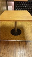 36” square table