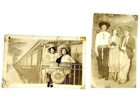 2 RPPC Vacation Souvenir Photo Postcards