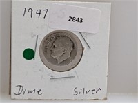 1947-S 90% Silv Roos Dime