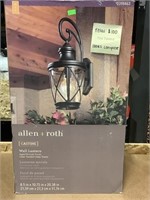 Allen and Roth wall lantern aged bronze finish