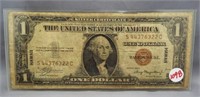 1935A $1 Silver certificate with "Hawaii" over