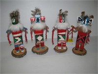 (4) Navaho Kachina dolls including Chasing Star,