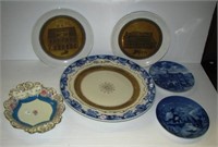 (7) Decorative collector German wall plates