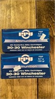 (40) PPU 30-30 Winchester  FSP 150 Grain 9,7 g