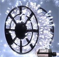 New, JMEXSUSS 163ft 500 LED white Christmas