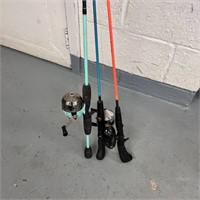 Shakespeare, Asst Fishing Reel, Rods