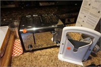 Bagel Slicer and (4) Slot Toaster