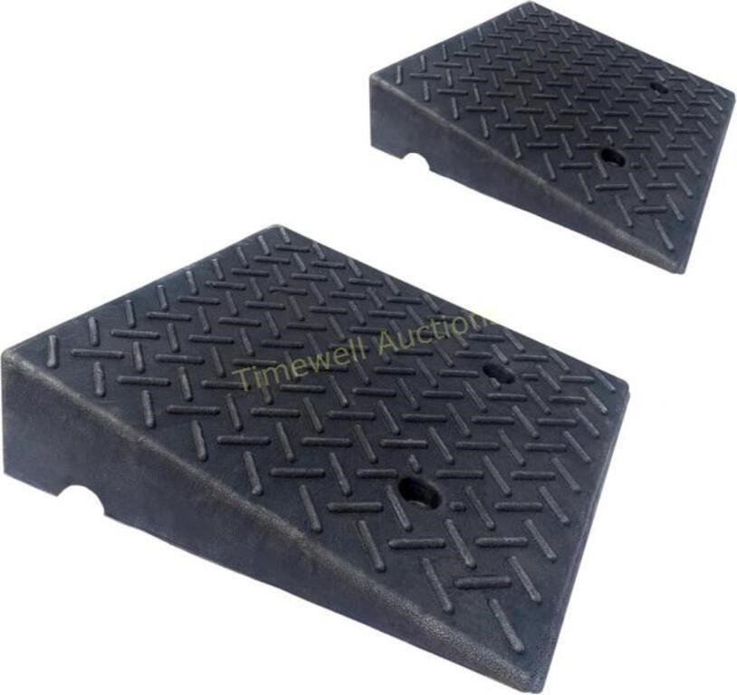 Light Duty Rubber Ramps - 2 Pack