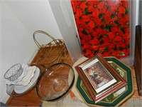 Bowls, Platters, Frame, Placemats, Tote, etc