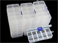12 packs Plastic Organizer Box 10 Grids