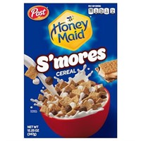 *Post Honey Maid S'mores Breakfast Cereal, case 12