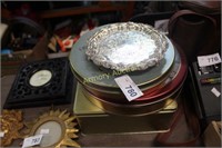 TINS - SILVERPLATE TRAY
