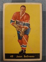 1960-61 Parkhurst NHL Jean Beliveau Card #49