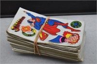 Vintage 1970s Superman Puffy Stickers