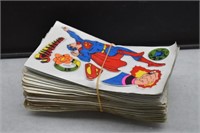 Vintage 1970s Superman Puffy Stickers