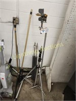 COLLECTION OF PHOTOGRAPHY TRIPODS AND STANDS