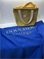 GLOUCHER COLLEGE BLANKET AND LANDS’ END CANVAS