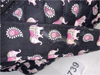 VERA BRADLEY PINK ELEPHANT PURSE