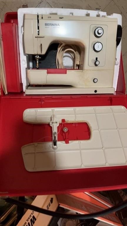 Bernina sewing machine in case