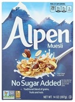 Alpen No Sugar Added Cereal, 14 Ounce