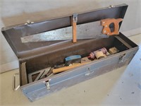 Metal Tool Box w/ Tools